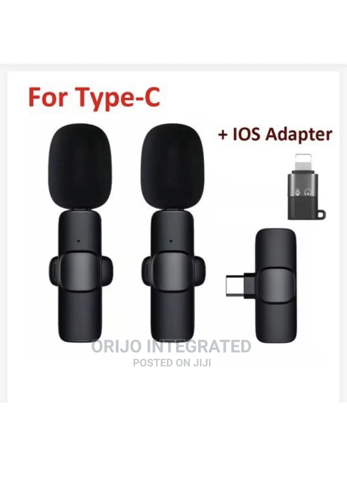 Mini Wireless Dual Microphones for Android/iPhone Devices