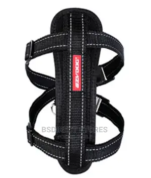 Ezydog BLACK SMALL Chest Plate Harness + Car Seat Restraint