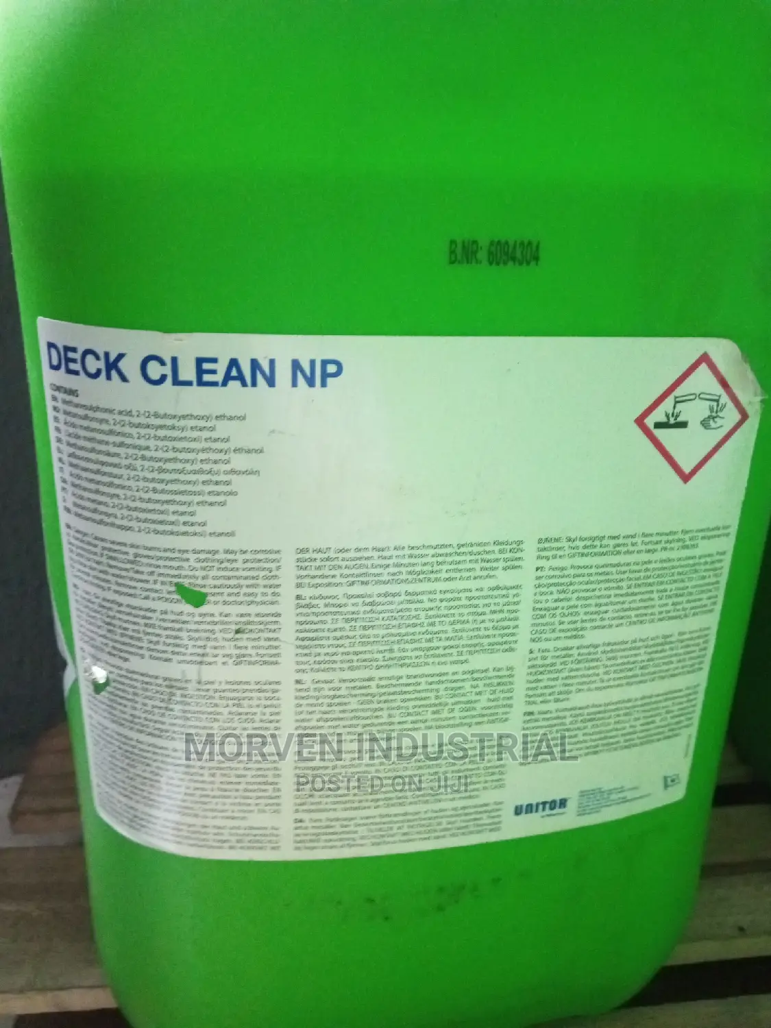 Ship Deck Cleaner for Superstructure and Decks.