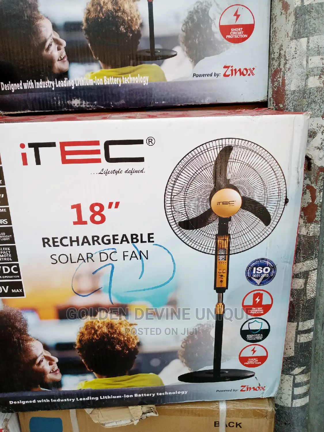 ITEC Rechargeable Fan