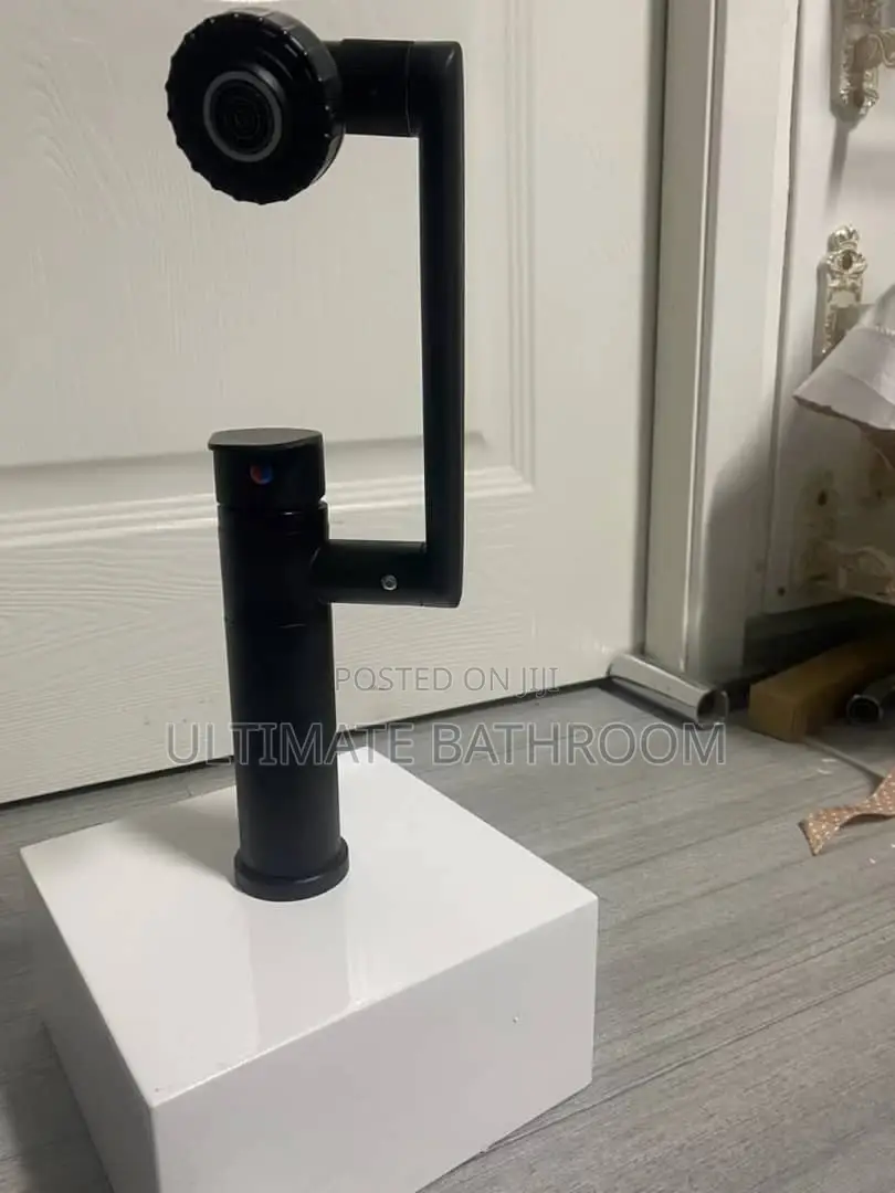 Black Adjustable Basin Mixer