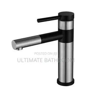 Mat And Black Basin Mixer Tap