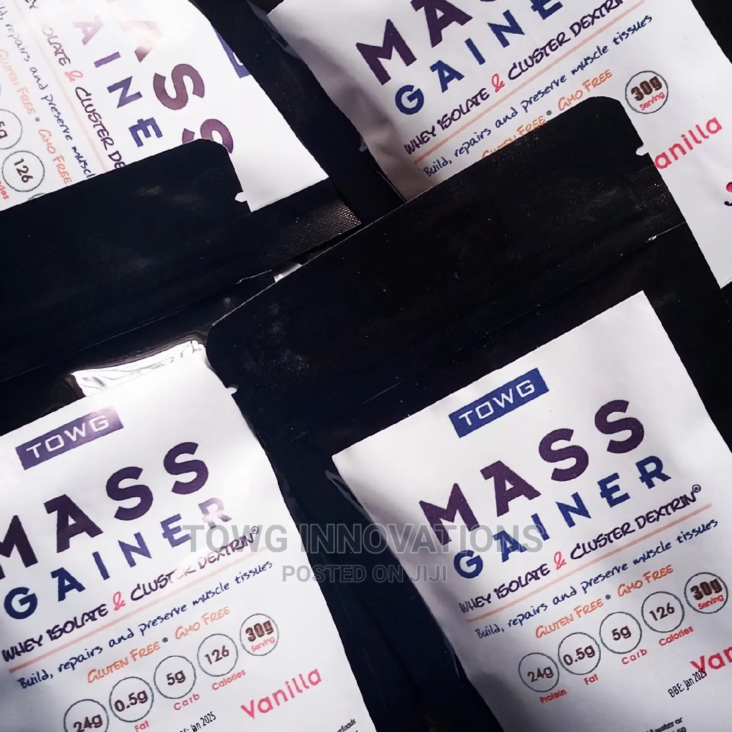 Mass Gainer Whey- Vanilla 100g