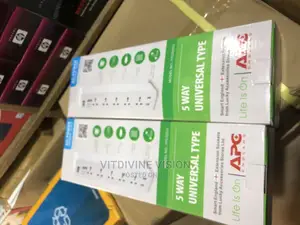 APC Surge Protector 5 Outlets Extension With USB 2 Ports