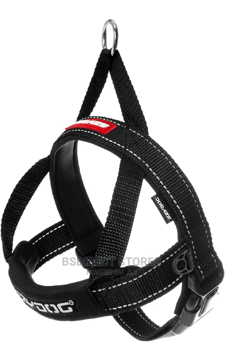 Ezydog Quick Fit Padded Reflective Harness Extra Large Black