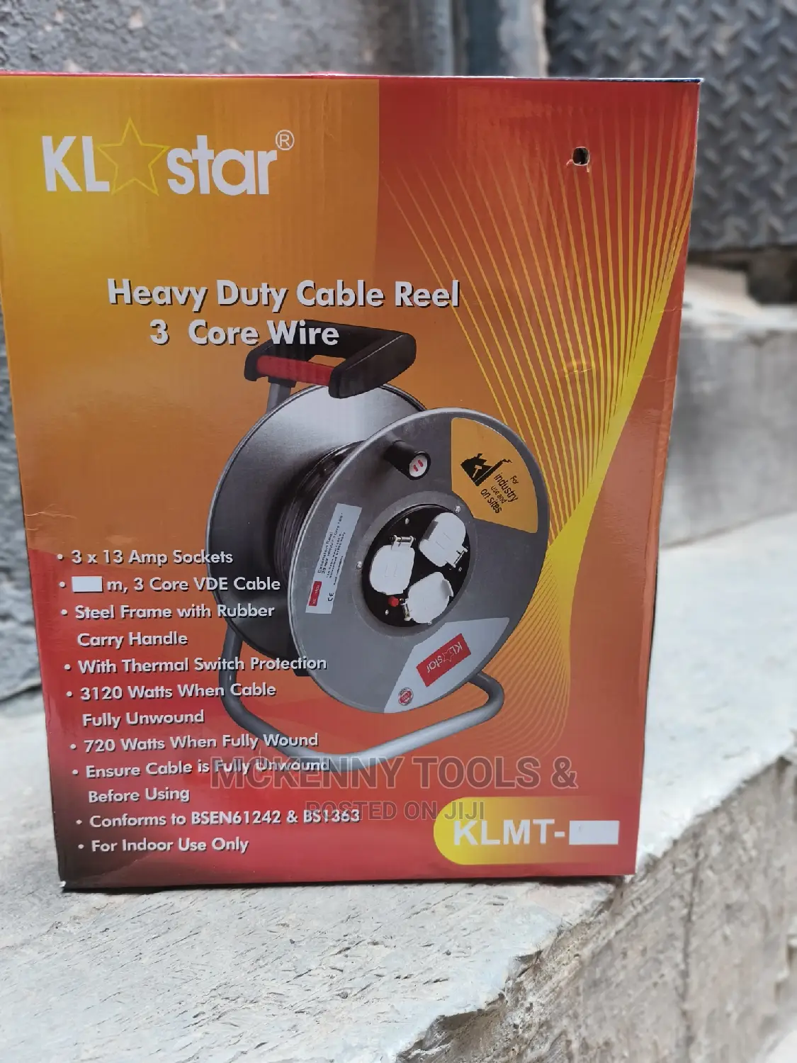 Heavy Duty Cable Reel 3 Core Wheel