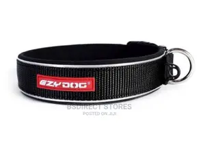 Ezydog BLACK SMALL Neo Classic Collar Strong Reflective