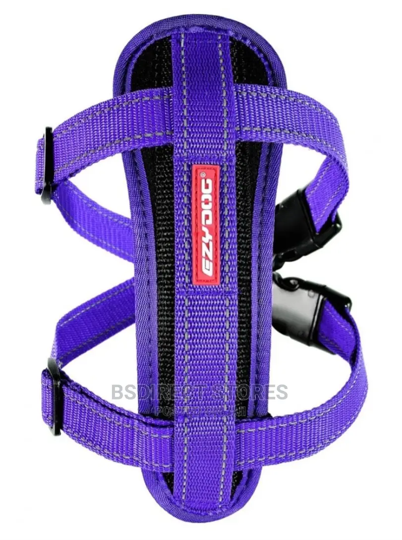 Ezydog MEDIUM PURPLE Chestplate Harness + Car Seat Restraint