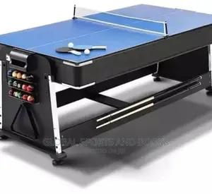 4 in 1 Snooker Board, Table Tennis,Air Hockey Flat Board