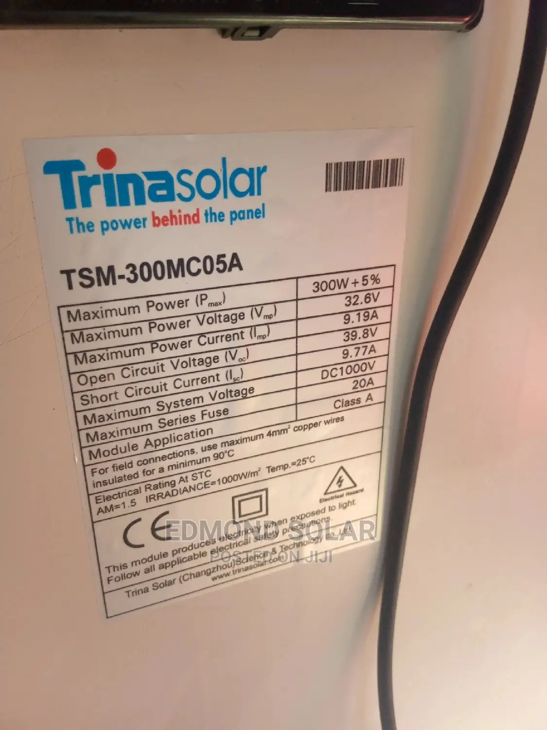 300w Trina SOLAR PANEL One Year Warranty