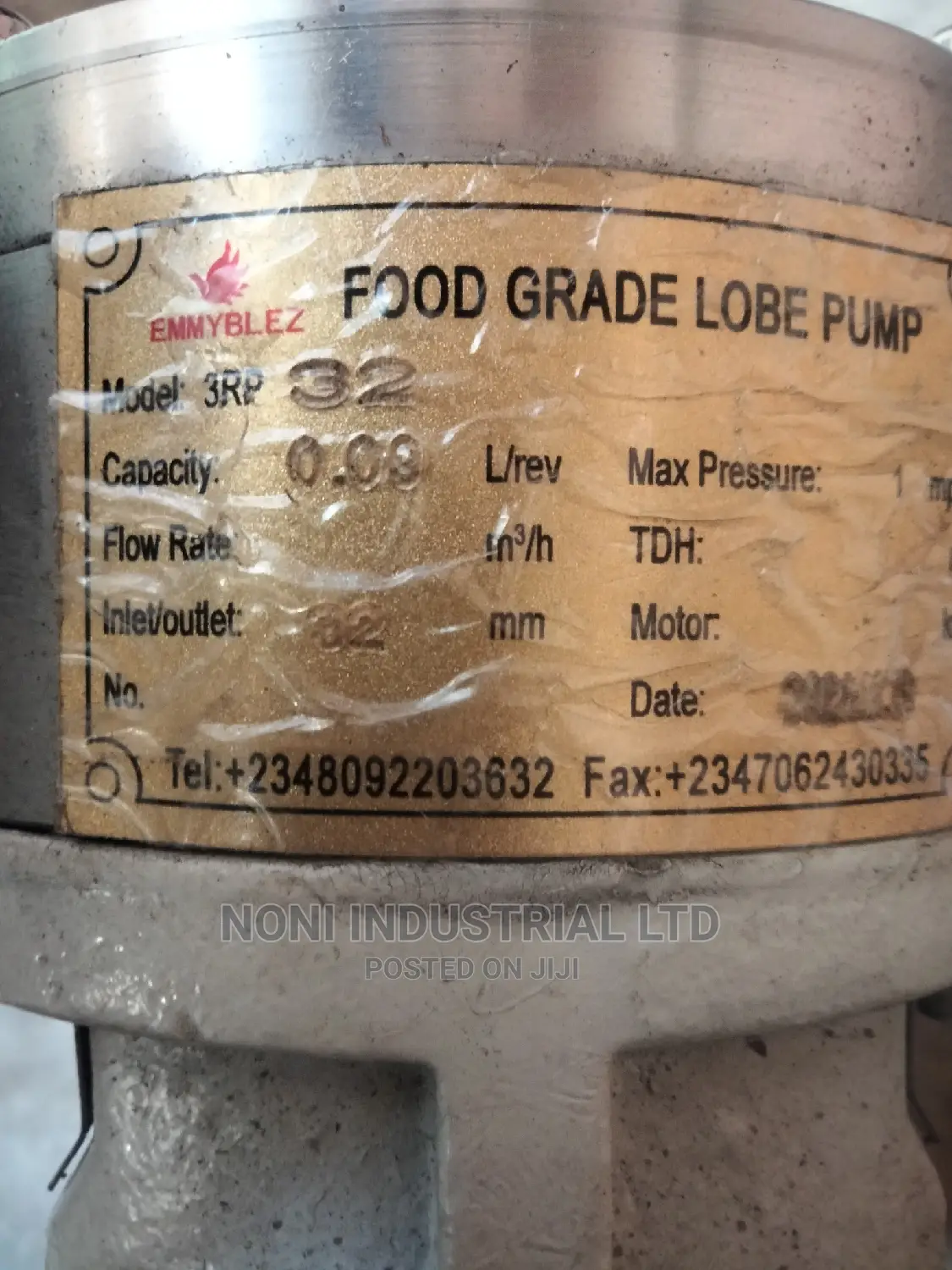Lube Stainless Pump