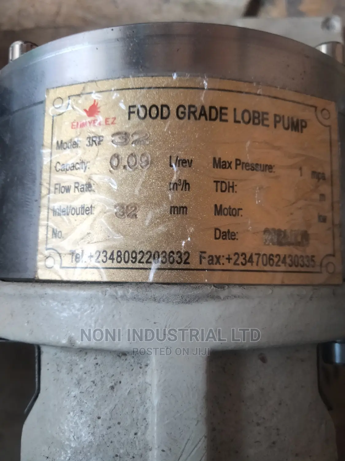 Lube Stainless Pump