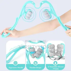 6ball Plastic Neck Shoulder Roller Massager Pain Relief