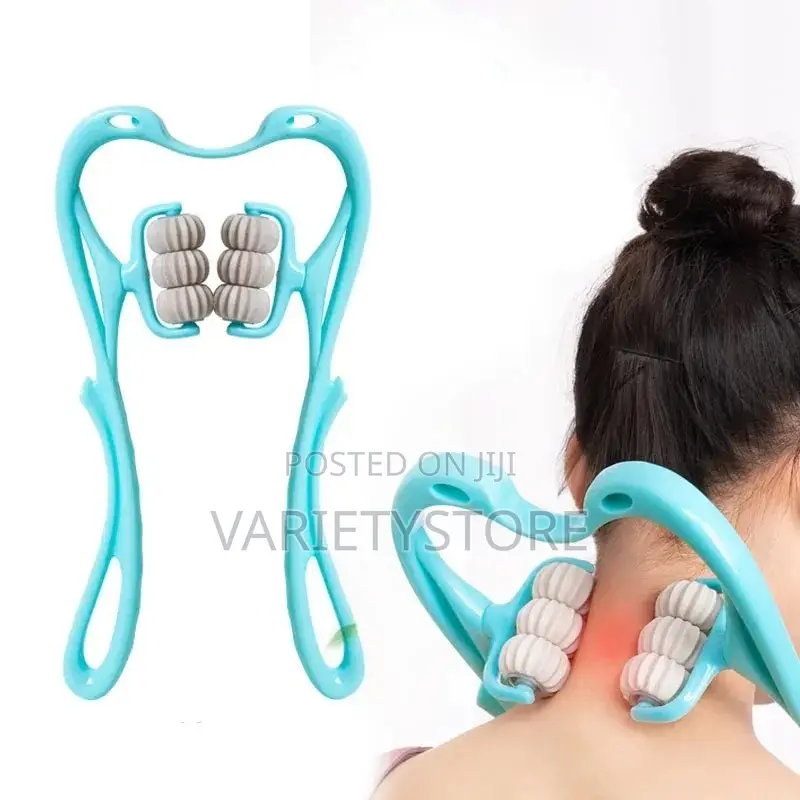 6ball Plastic Neck Shoulder Roller Massager Pain Relief