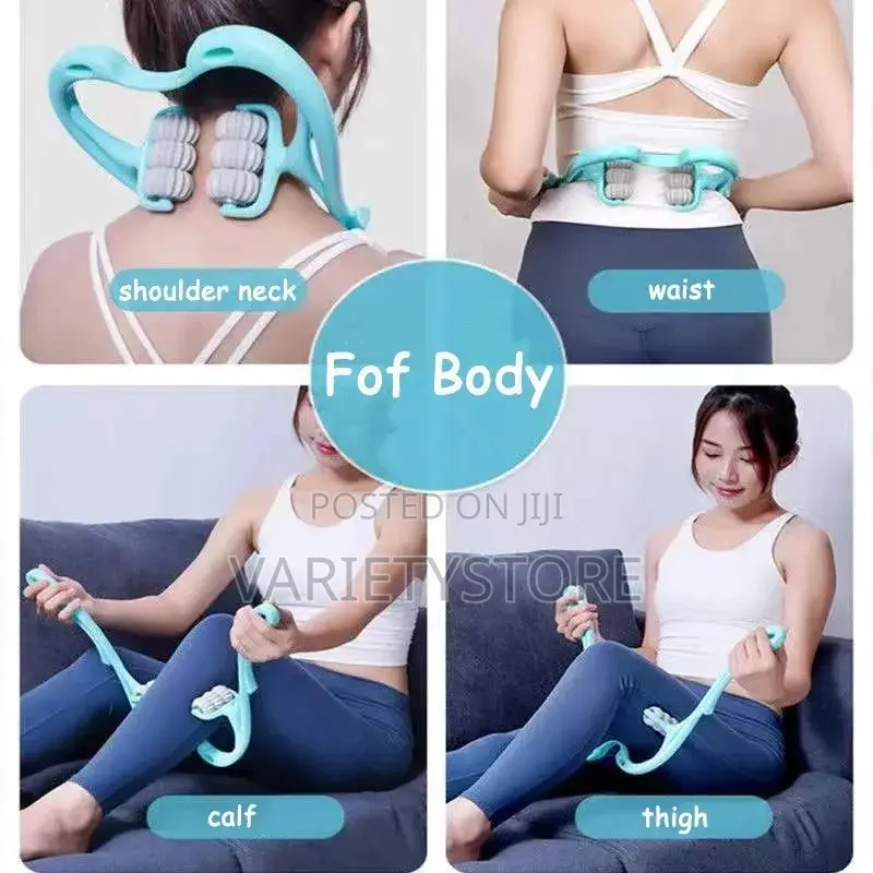 6ball Plastic Neck Shoulder Roller Massager Pain Relief