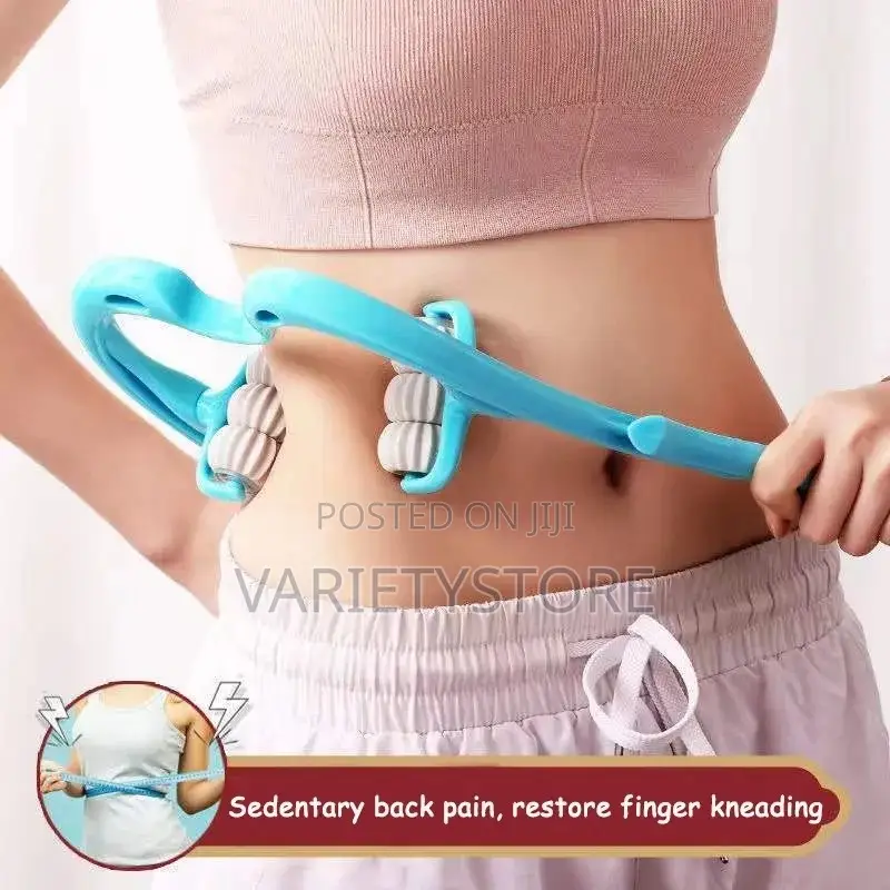 6ball Plastic Neck Shoulder Roller Massager Pain Relief