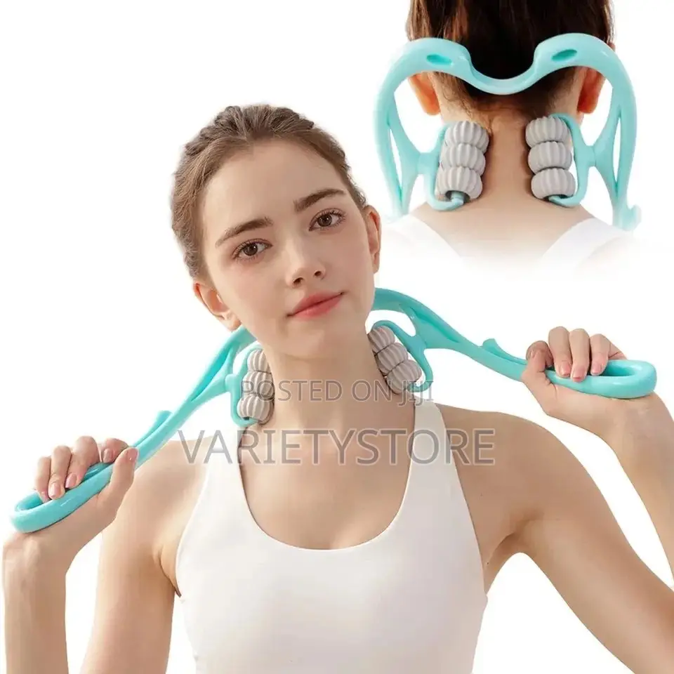 6ball Plastic Neck Shoulder Roller Massager Pain Relief
