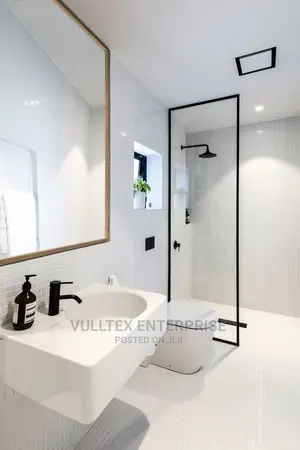 Tampered Fix Glass Partition Shower Cubicle