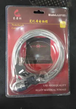 Teak Notebook/ Laptop Cable Lock Alloy Material With Key