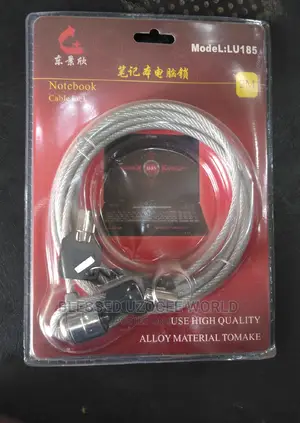 Teak Notebook/ Laptop Cable Lock Alloy Material With Key