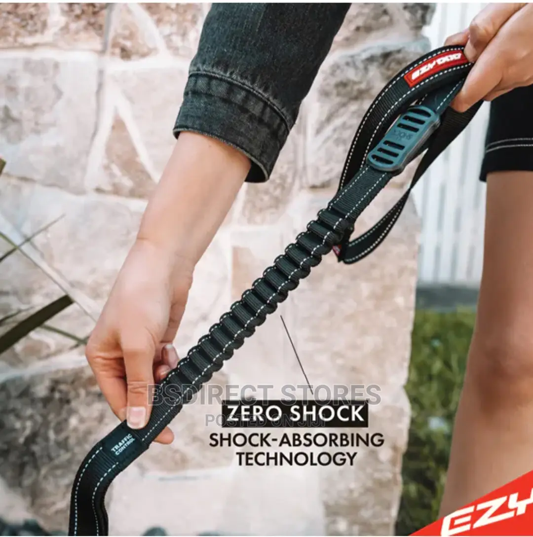 Ezydog BLACK ZERO SHOCK 25" Leash Shock Absorbing Dog Leash