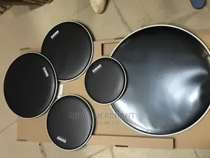 5 Piece Evans Drum Head Black Color