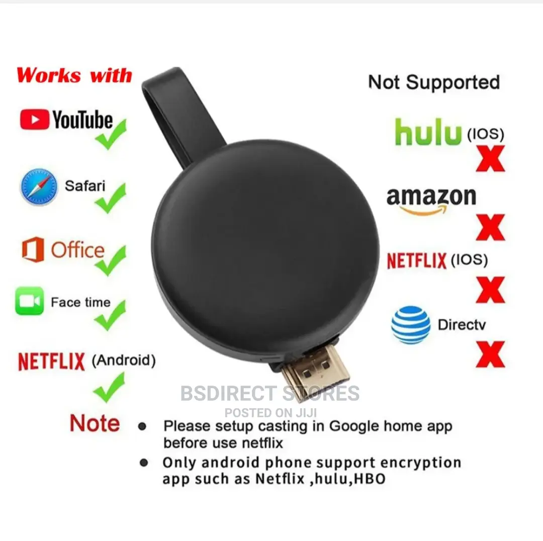 Google Chromecast 3rd Gen HD Digital Media Streamer