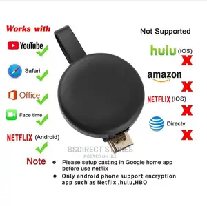 Google Chromecast 3rd Gen HD Digital Media Streamer