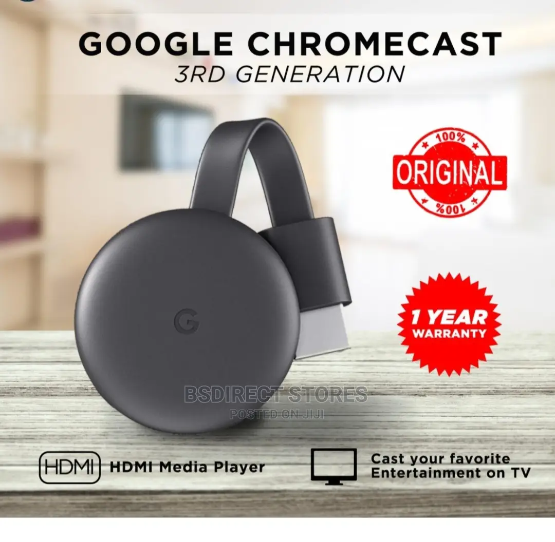 Google Chromecast 3rd Gen HD Digital Media Streamer