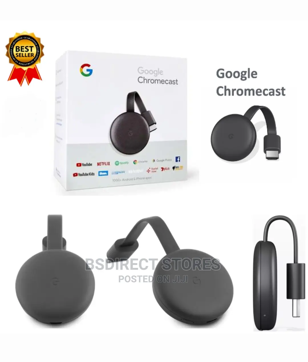 Google Chromecast 3rd Gen HD Digital Media Streamer
