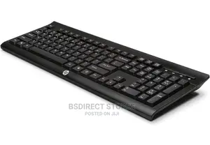 HP Black USB Wireless Keyboard (UK Keyboard Layout)
