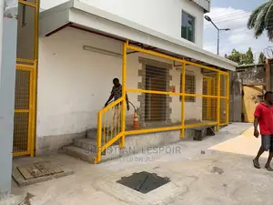 Fence With Wired Mesh