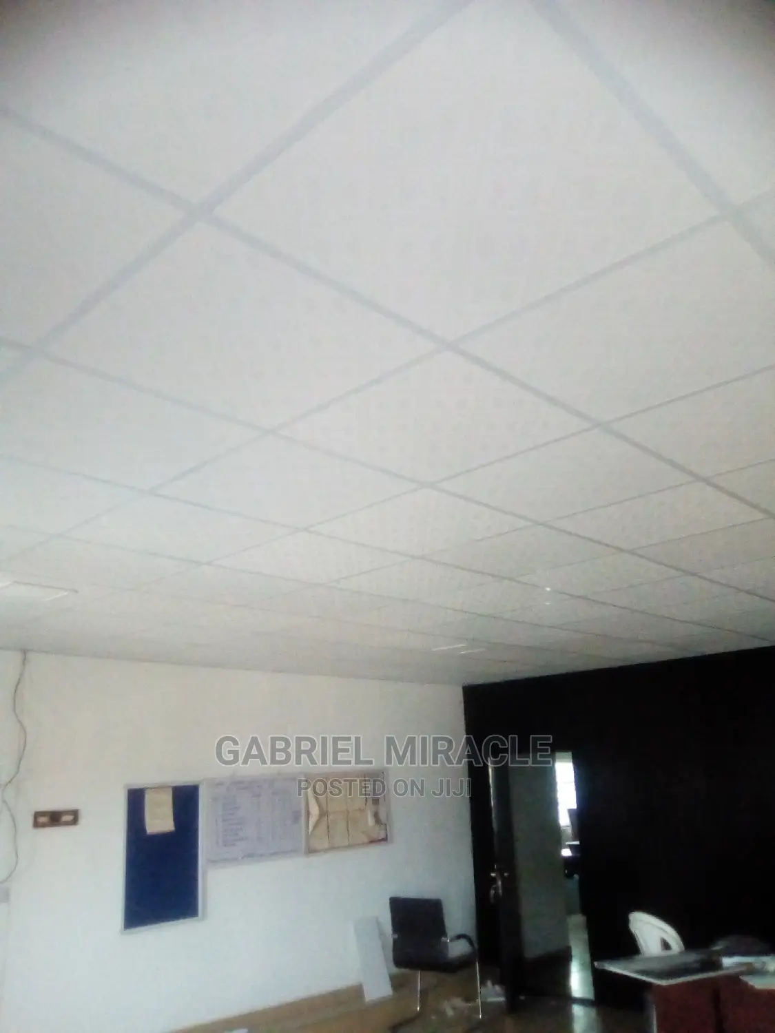 Suspended Ceiling and Installed