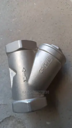 2" Stainless Strainer Valve Wit Double Filter Net