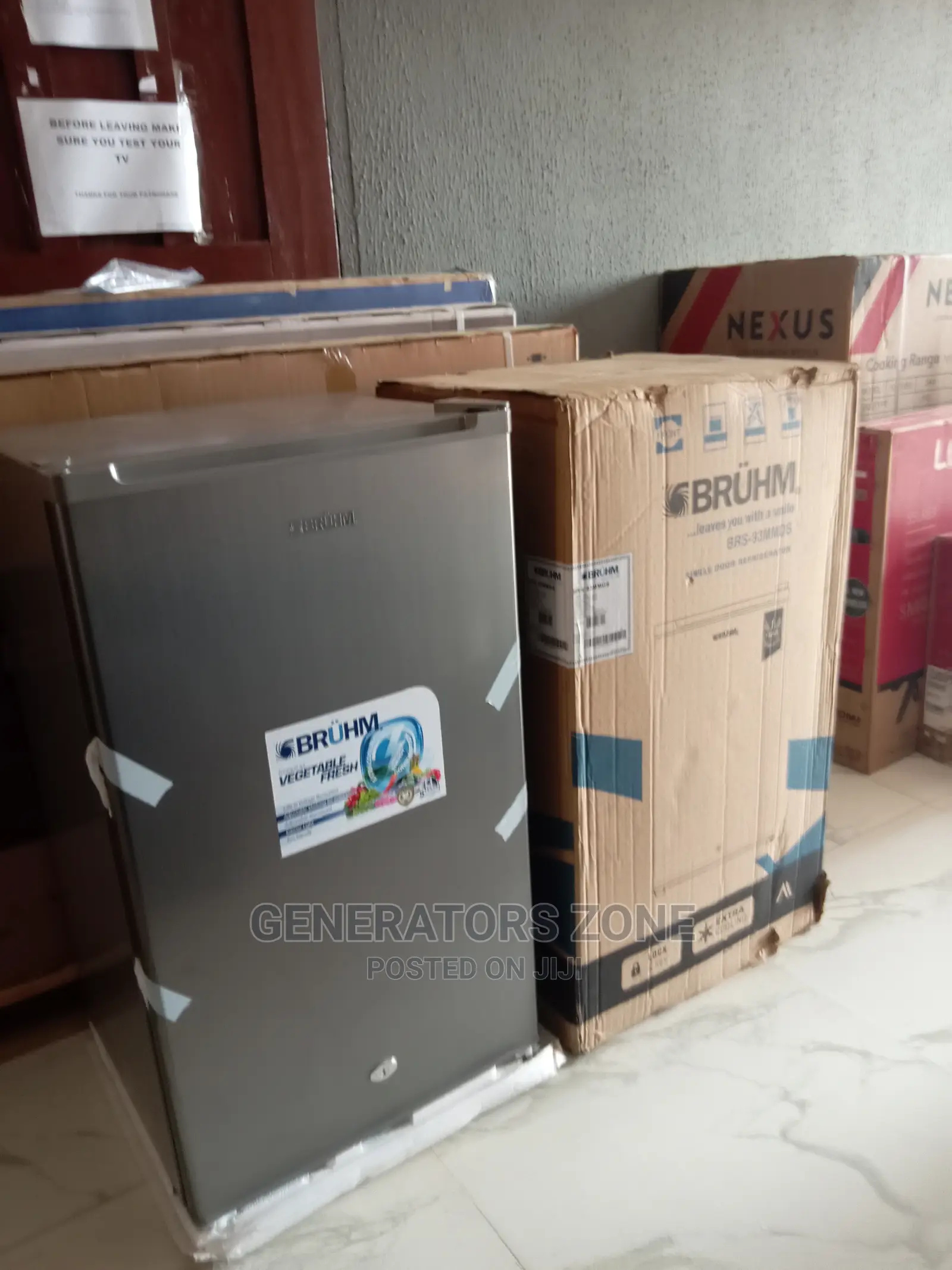 Extra Cooling Bruhm (Brs-93mmds)-Refrigerator-Silver