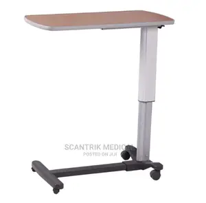 Portable Over Bed Food Tray Rolling Computer Table
