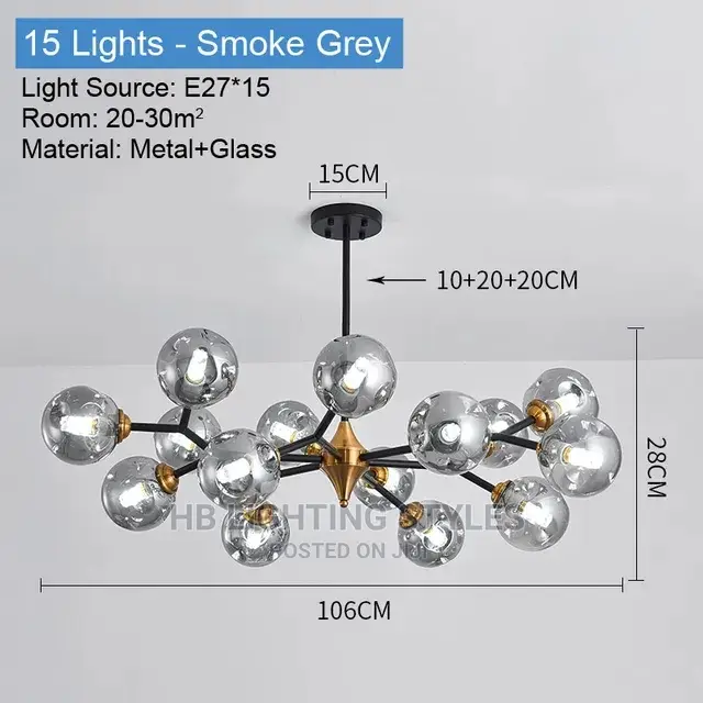 Modern Glass Ball Chandeliers