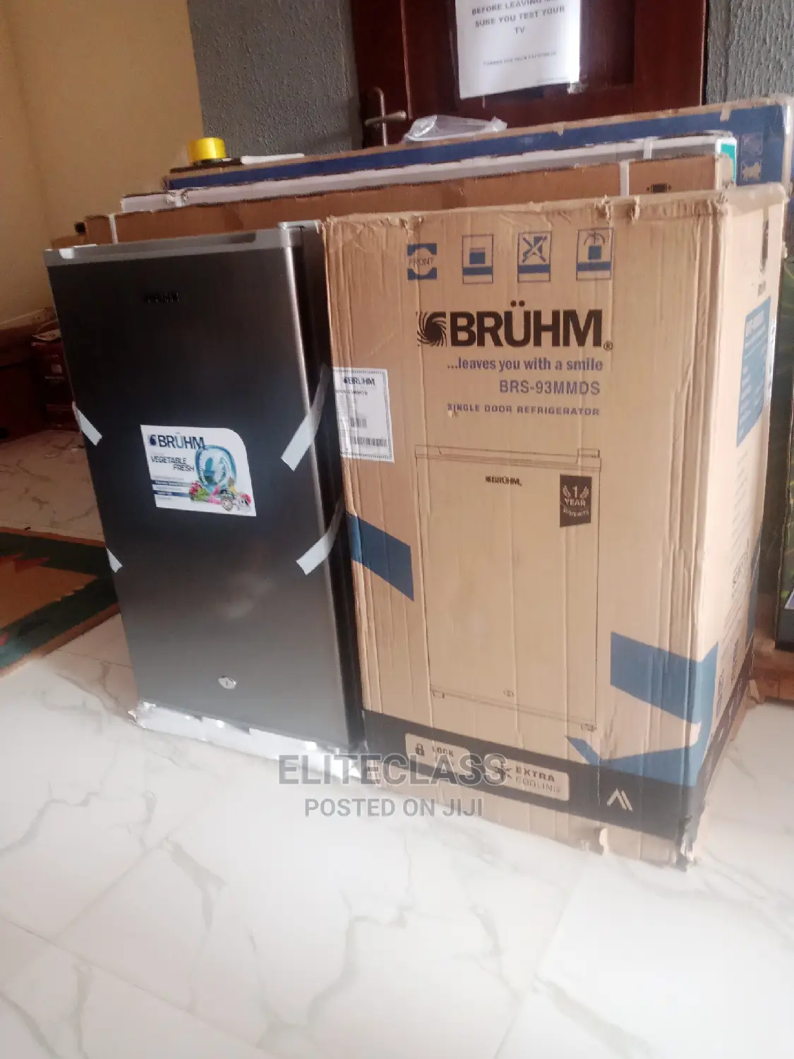 Bruhm 93ltrs Refrigerator BRS-93MMDS With 2pcs Wire Shelf