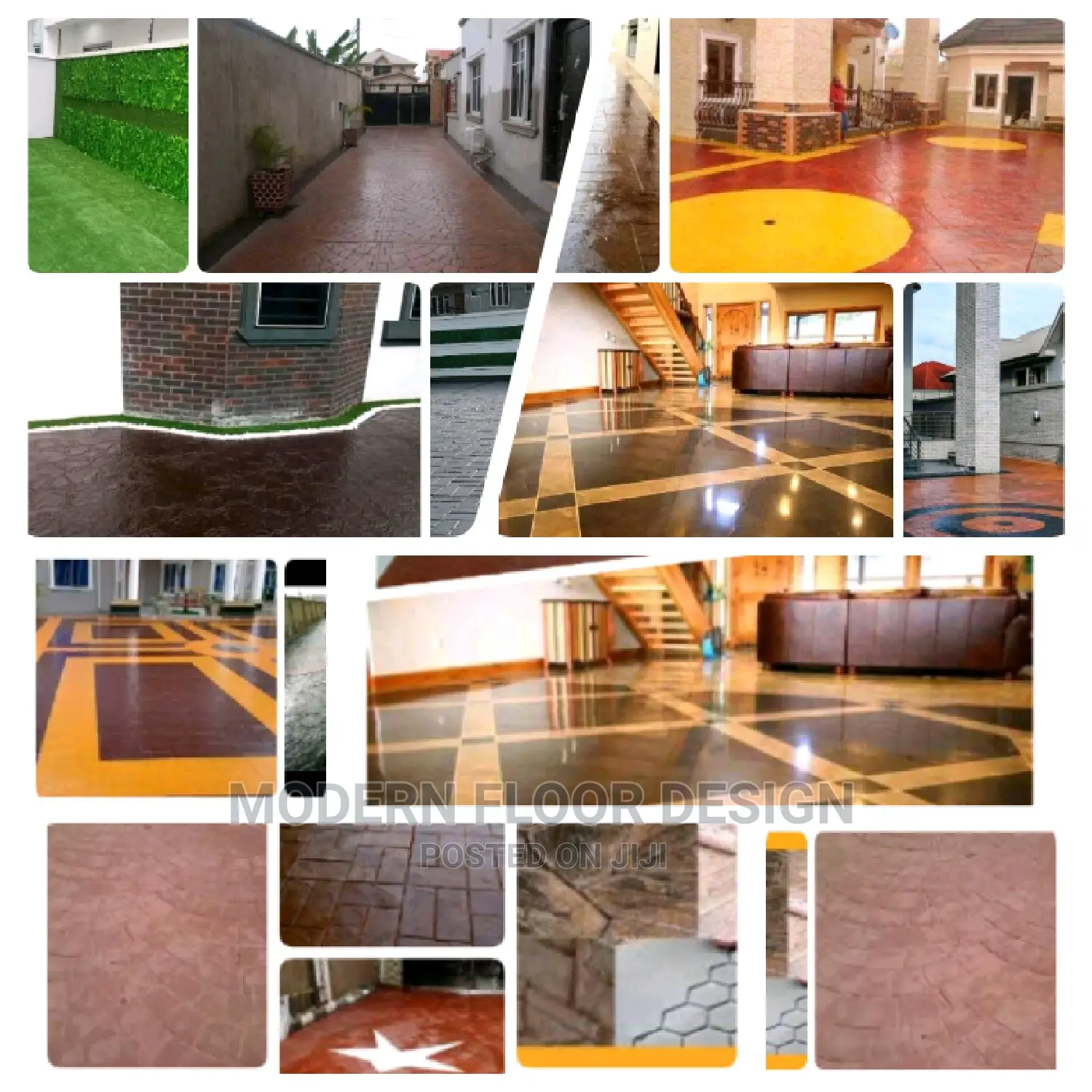 Quaint Lee Modern Stamps Floor