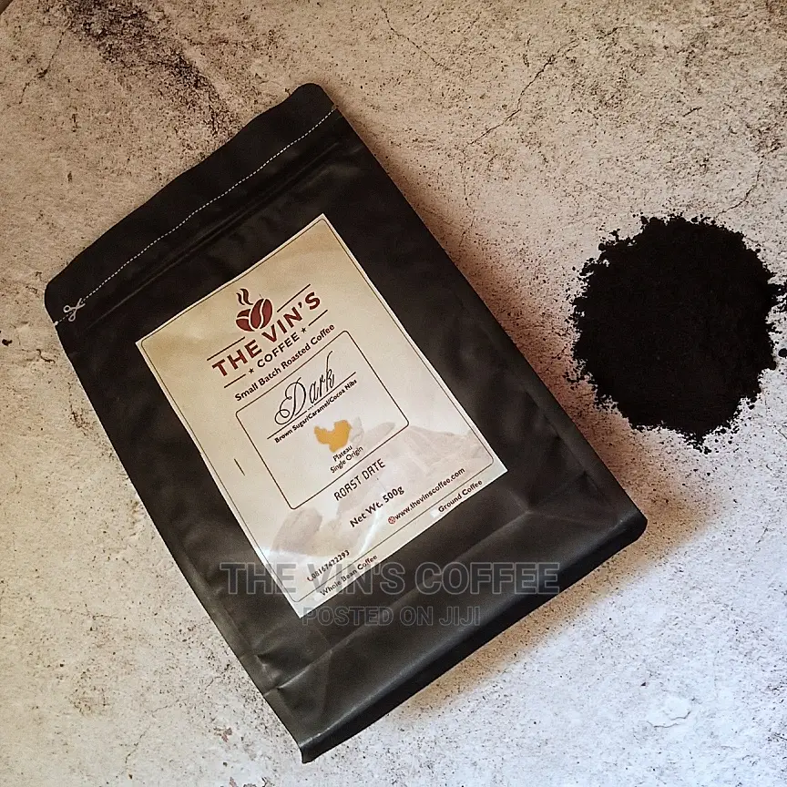 The Vin's Coffee Dark Roasted Coffee Bean/Ground