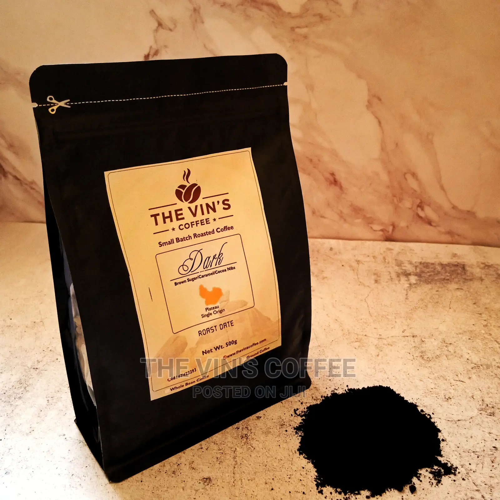 The Vin's Coffee Dark Roasted Coffee Bean/Ground