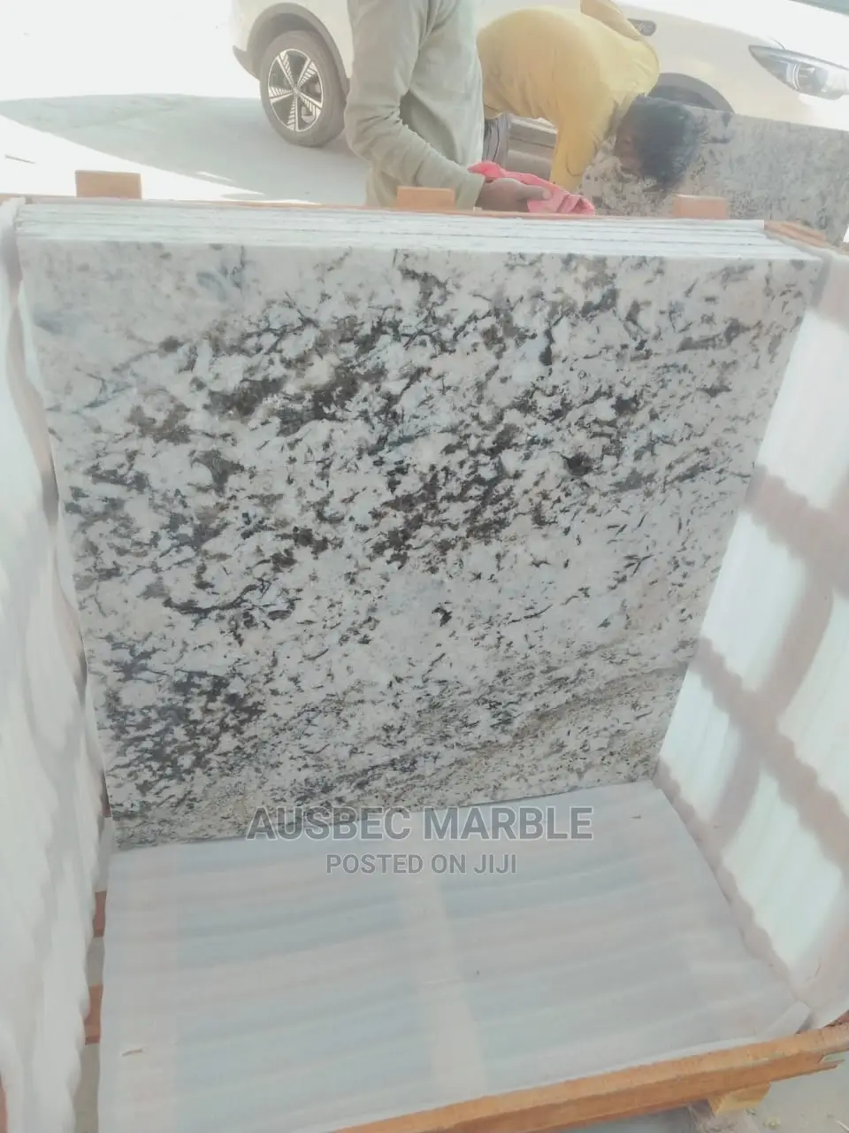 Alaska White 90by90 Granite Tiles