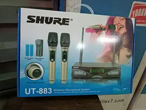 Shure Lapel, Headset and Handle Wireless Microphone.