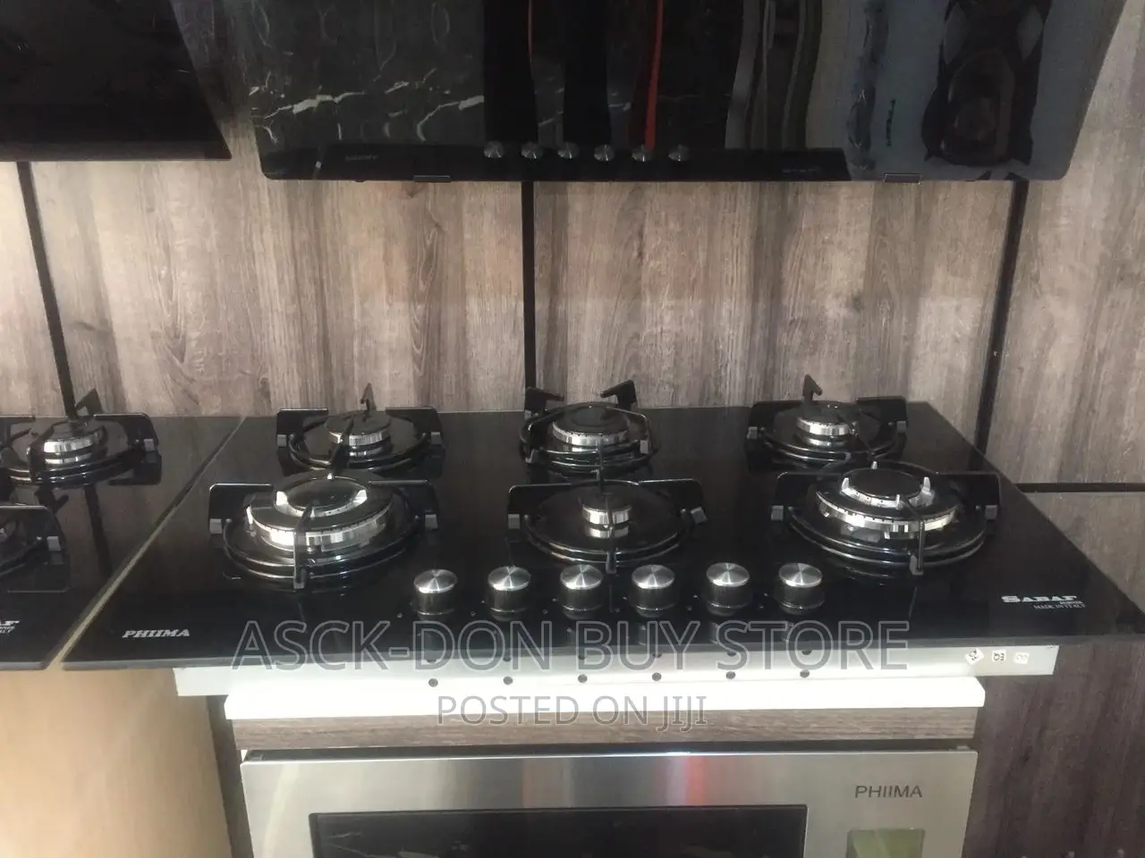 Phiima 6burner Built-in Gas Cooker, 2 Years Warranty