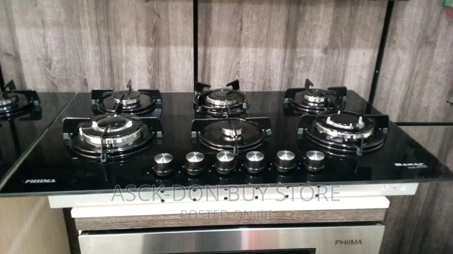 Phiima 6burner Built-in Gas Cooker, 2 Years Warranty