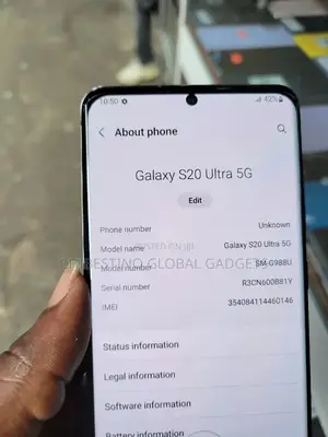 Samsung Galaxy S20 Ultra 5G 128 GB Gray