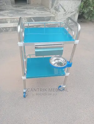 Portable Stainless Steel Trolley Hospital Instrument