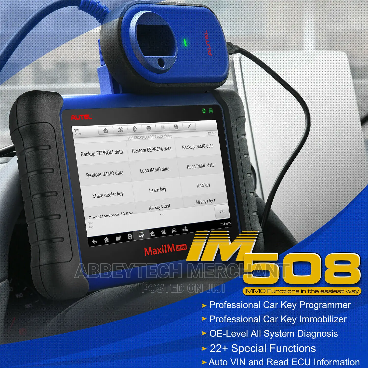 Autel Maxiim IM508S IMMO Key Programming Car Diagnostic Tool