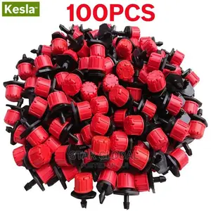 Garden Irrigation Nozzle Adjustable 100pcs Watering Drippers