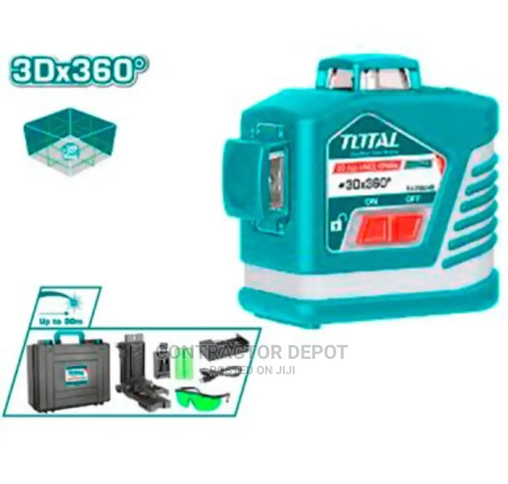 3D Self-Leveling Laser Level Tll255245 Total Tools